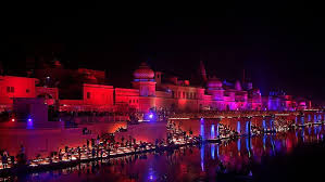 Shri Ram Mandir Ayodhya evening view